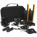 MOTOROLA T82 Extreme Twin Walkie Talkies Alcance 10KM Pack 2 Negro y Amarillo