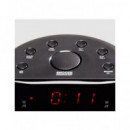 DENVER Reloj Despertador con Radio Fm CR-430NEGRO