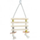 ZOLUX Aves Escalera de Cuerda y Cuero