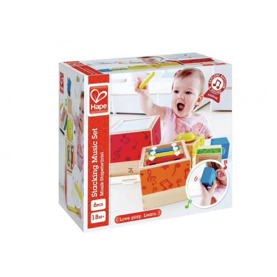 Juego de Apilamiento Musical  HAPE - Guanxe Atlantic Marketplace