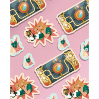 Pack de Pegatinas Artesanales Zelda  ORONEYA