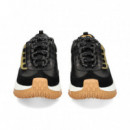 Deportivo Plataforma Ante+piel Negro  4CCCCEES