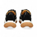 Deportivo Plataforma Ante+piel Negro  4CCCCEES