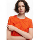 Camiseta Estampado Caras de DESIGUAL