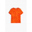 Camiseta Estampado Caras de DESIGUAL