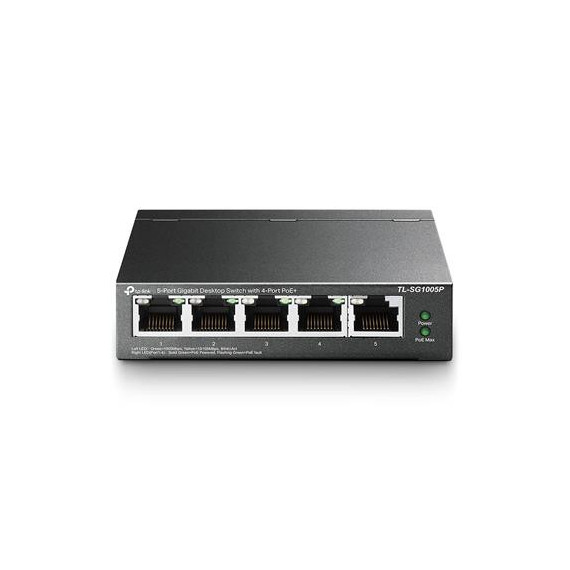 Switch TP-LINK TL-SG1005P 5 Puertos Gigabit 10/100/1000 con 4 Puertos Poe