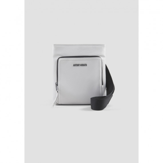 Bolso Bandolera de Piel Ecológica con Bolsillo de ANTONY MORATO