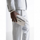 Bolso Pouch de Piel Ecológica con Bolsillo de ANTONY MORATO