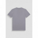 Camiseta Slim Fit de Jersey de Algodón con Estampado Cyber Skull de ANTONY MORATO