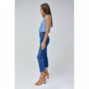 SALSA JEANS Vaqueros Mujer Vaqueros Salsa Tiro Alto Cropped Flare