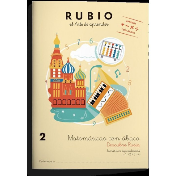 Matemã¡ticas con ã¡baco 2. Descubre Rusia