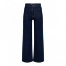 JACQUELINE DE YONG Vaqueros Mujer Vaqueros Jdy Vanessa Cintura Alta Corte Straight