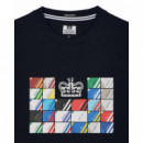 Camisetas Hombre Camiseta WEEKEND OFFENDER Alpha Navy