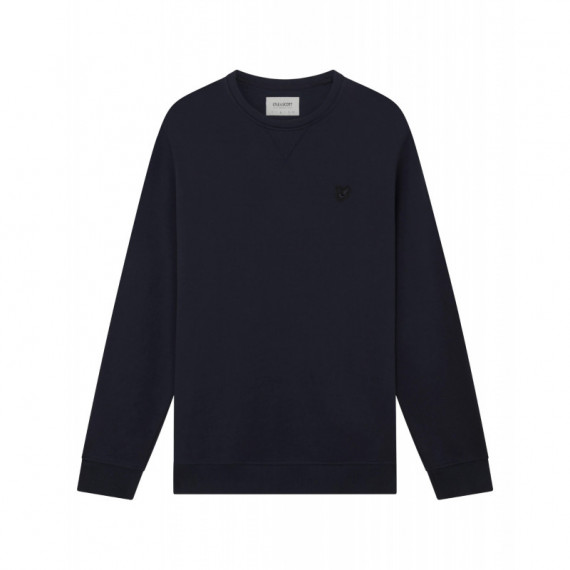 LYLE AND SCOTT - PEPPERLINE Sudadera Hombre Sudadera Lyle & Scott Dark Navy Tonal Eagle Crew Neck