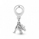 PANDORA Charm Colgante en Plata de Ley Avión, Globo y Maleta 799435C01