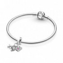PANDORA Charm Colgante en Plata de Ley Avión, Globo y Maleta 799435C01