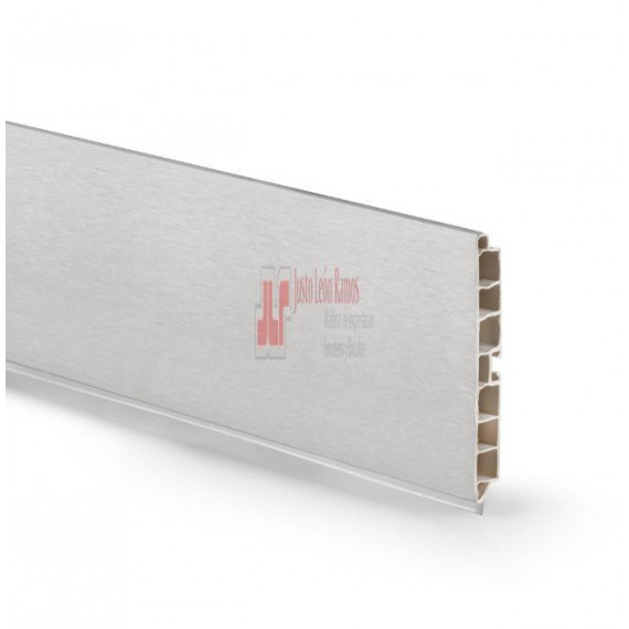 Zocalo Aluminio Satinado - Dimensión 15 Cm X 3.9 M Longitud