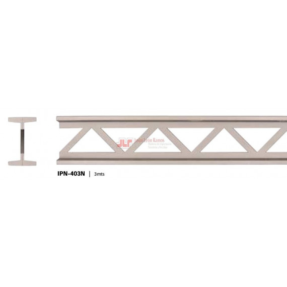 Viga Cercha Negra Forja - Dimensión 24 Cm X 14 Cm X 3 Metros