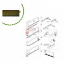 Burlete Aluminio Bronce 820 Mm- Modelo 3