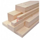 Liston Pino Abeto Cepillado - Dimensión 7 Cm X 4 Cm X 270 Cm