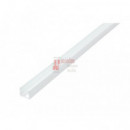 Perfil "u" Pvc Negro - Dimensión 19 Mm X 19 Mm X 2.5 M