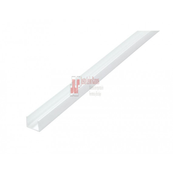 Perfil "u" Pvc Negro - Dimensión 19 Mm X 19 Mm X 2.5 M