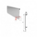 Perfilería Trasera Para Fregadero Gris 141 X 110 Mm