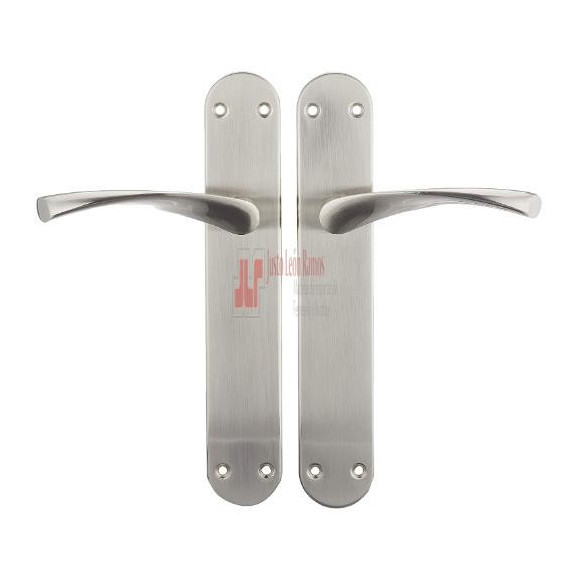 Juego Manillón Con Placa Modelo 350 - Niquel Satinado - Niquel Brillo