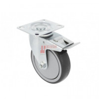 Rueda Con Pletina Con Freno 100kg - Modelo 2530