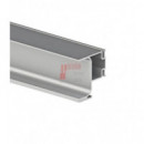 Perfil Gola Vertical Lateral - Aluminio - Longitud 2.55 Metros