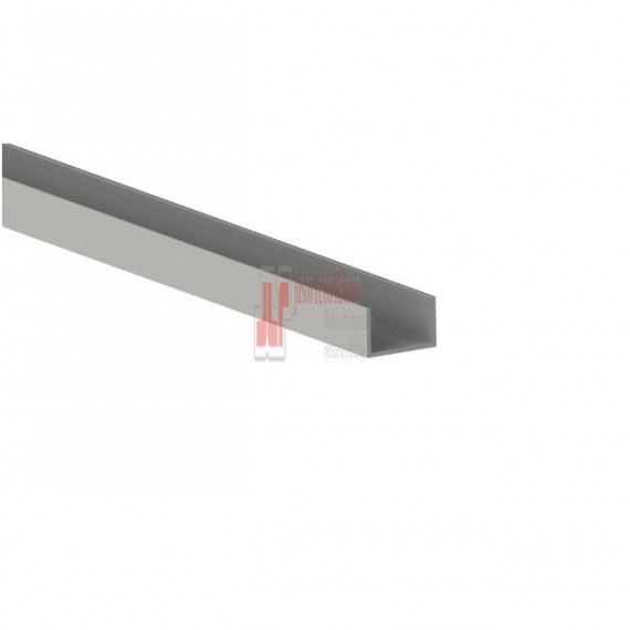Perfil "u" Embellecedor Inox 16mm - Dimensión 2 M