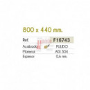 Fregadero Acero Inox Mod. Viena 80x44 Cm Sobre Encimera