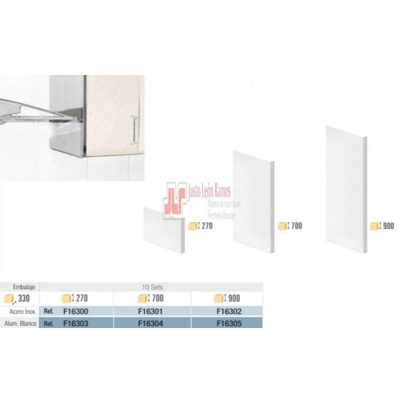 Juego De Costados Purificadores Aluminio Blanco - Dimensión 27 X 33 Cm - Venta Por Unidad