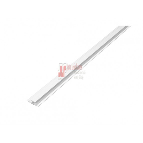 Union "h" Pvc Blanco - Dimensión 25 Mm X 11 Mm X 2.5 M