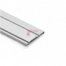 Juego De Carriles Plastico Clip - Dimensión 2 M X 75 Mm