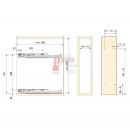 Botellero Supra Cromo 15 Cm Con Freno Para Frente