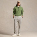 30/1 Double Knt Cvc-lsl-sws Cargo Green  RALPH LAUREN