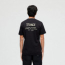 Camisetas Hombre Camiseta STANCE Established Black