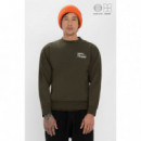 Jerséis y Sudaderas Sudadera LOREAK MENDIAN Tagline Dark Khaki