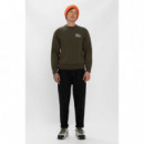 Jerséis y Sudaderas Sudadera LOREAK MENDIAN Tagline Dark Khaki