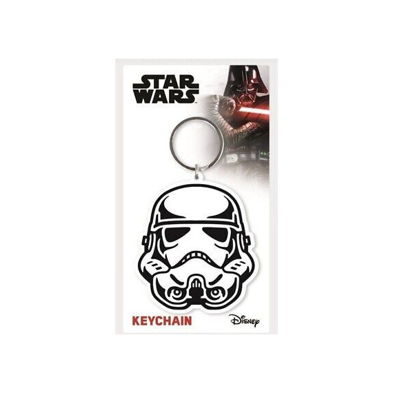 Llavero de Goma Casco Stormtrooper Star Wars  PYRAMID