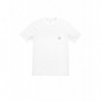 Camisetas Hombre Camiseta HERSCHEL Pocket White