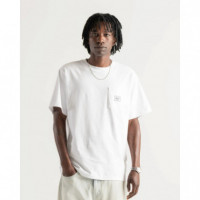 Camisetas Hombre Camiseta HERSCHEL Pocket White