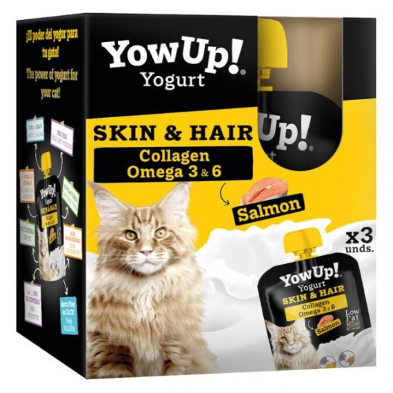 YOWUP gato yogur skin & hair salmon 85 g