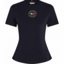 Camiseta de Corte Slim con Sello de TOMMY HILFIGER