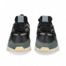 Talon Subido Malla Multi  Negro  MUNICH