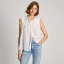 PEPE JEANS Camisa Mina sin Mangas de Gasa PL304892-808