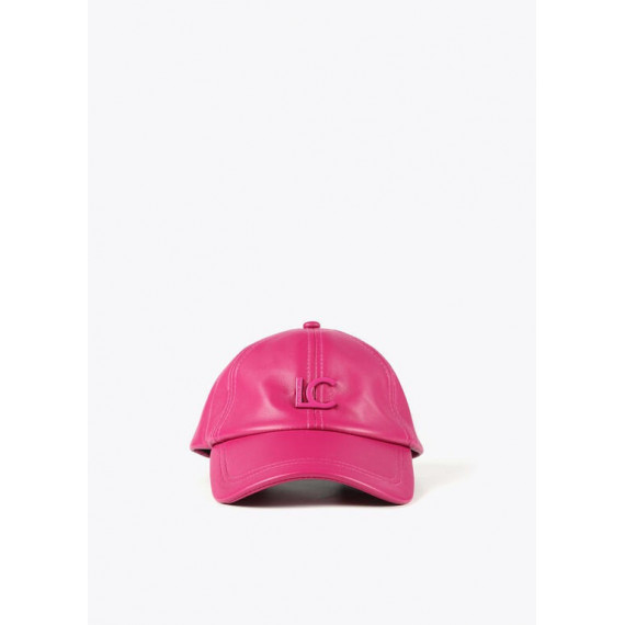 Gorra Efecto Piel Color Rosa  LOLA CASADEMUNT