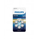 PHILIPS Pack 6 Pilas Boton Zinc Air ZA675
