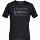 UNDER ARMOUR Camiseta de Manga Corta Team Issue Wordmark 1329582-001